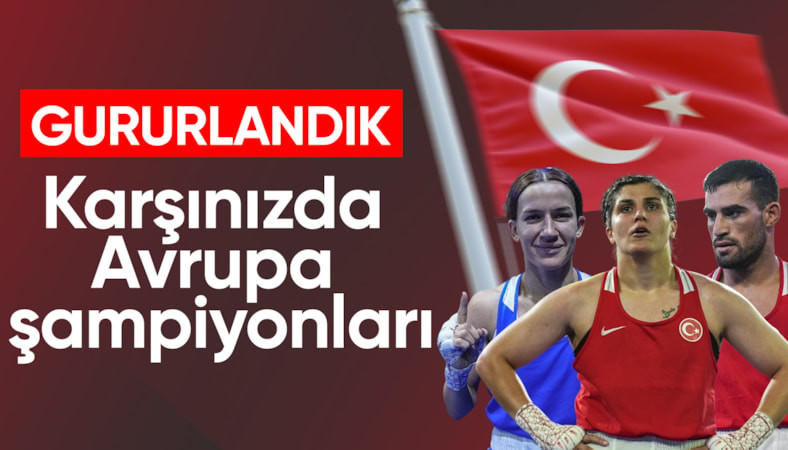 Hatice Akbaş, Busenaz Sürmeneli ve Emrah Yaşar Avrupa şampiyonu oldu