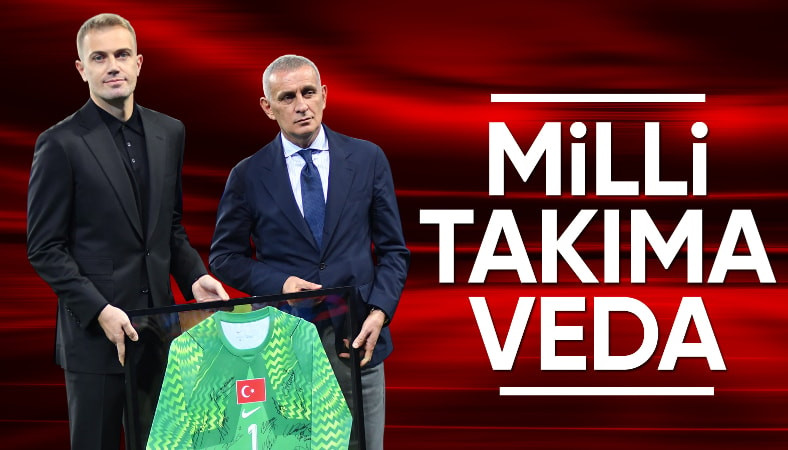 Milli takım kariyerini noktalayan kaleci Mert Günok'a veda