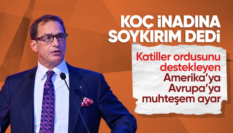 Ömer Koç’tan Batı’ya Gazze tepkisi: Artık ahlaki inandırıcılığı kalmadı
