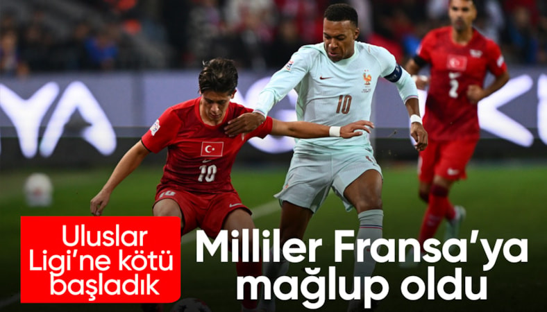 A Milli Futbol Takımımız, Fransa'ya yenildi