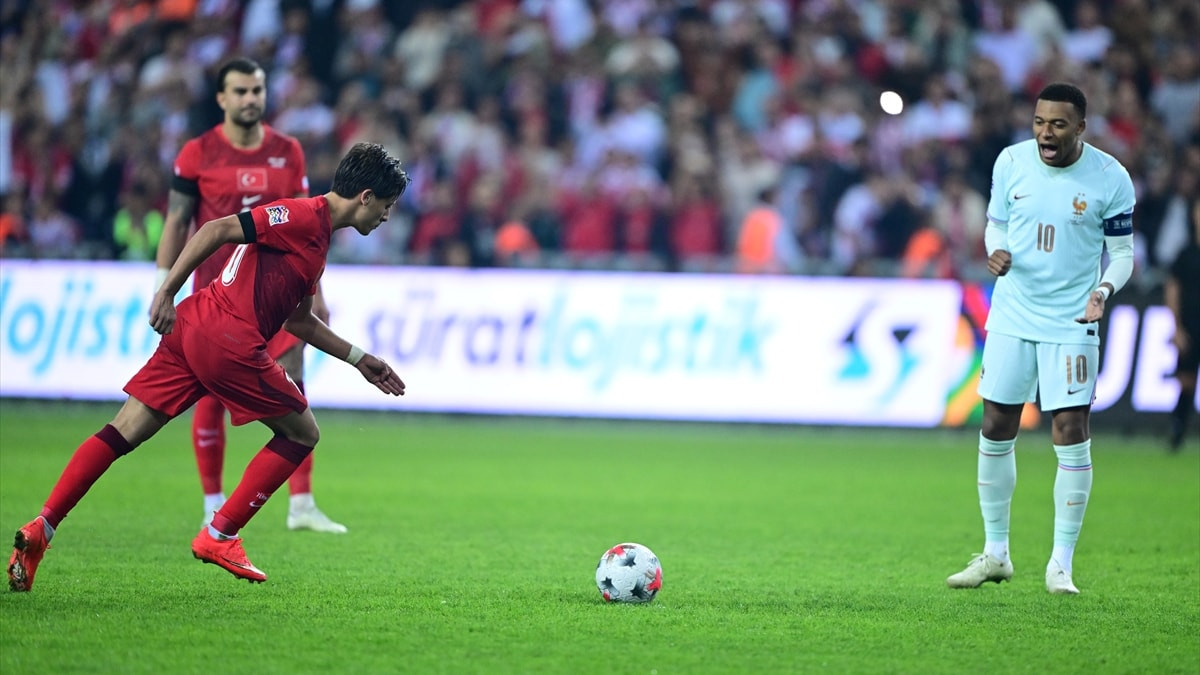 Kylian Mbappe'den Arda Güler'in dikkatini bozan hareket!