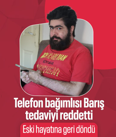 Hatay'da tedaviyi reddeden telefon bağımlısı Barış, eski yaşamına geri döndü