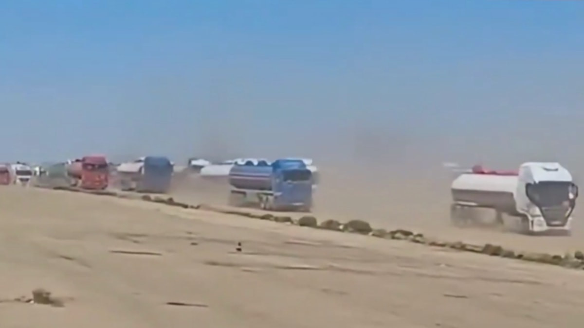 Hürmüz Boğazı'na alternatif çözüm: Suriye'den tankerler Irak'a hareket etti