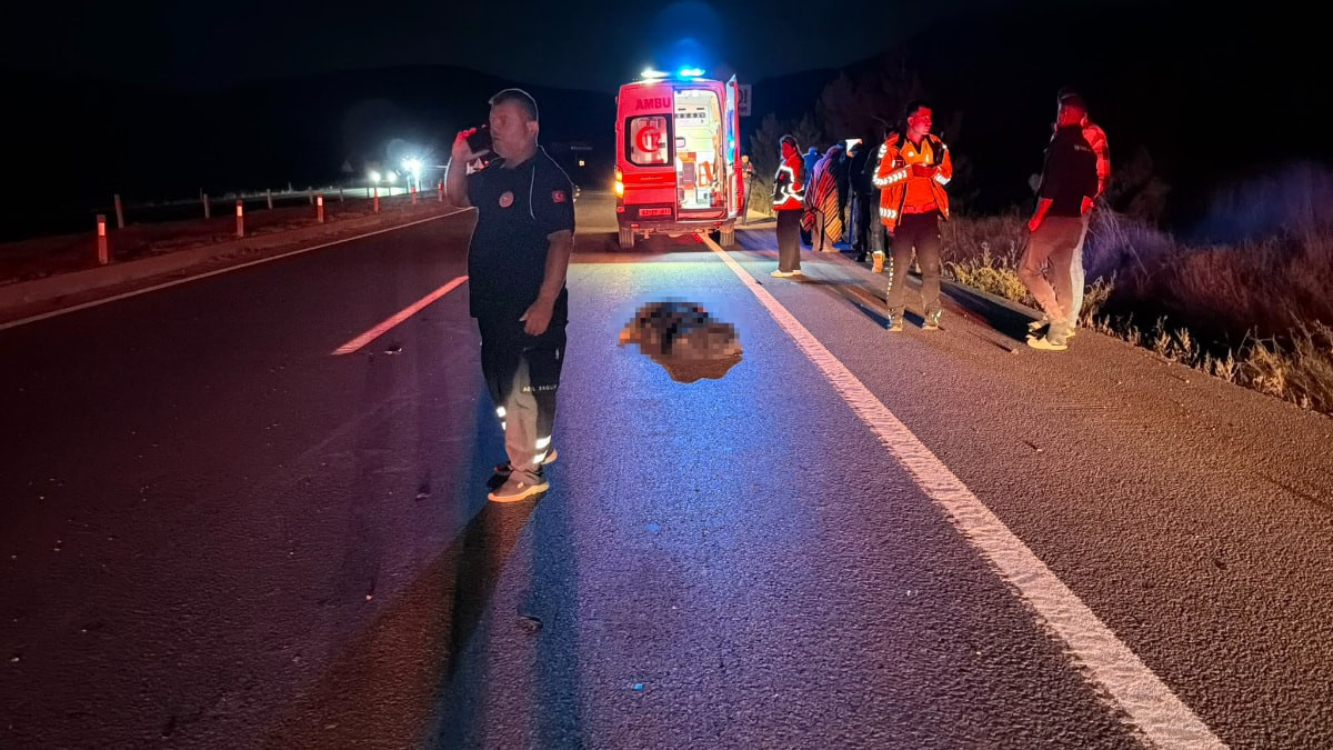 Kütahya'da motosiklet sürücüsü feci şekilde hayatını kaybetti
