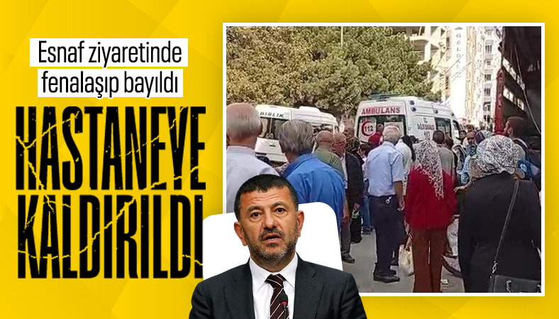 Yeni Partili Veli Ağbaba hastaneye kaldırıldı