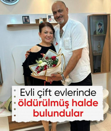 Manisa’da evli çift evlerinde tabancayla öldürülmüş halde bulundu