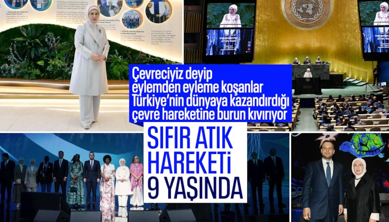 Emine Erdoğan'ın öncülüğünde Türkiye'den dünyaya uzanan Sıfır Atık Vizyonu 9. yılında