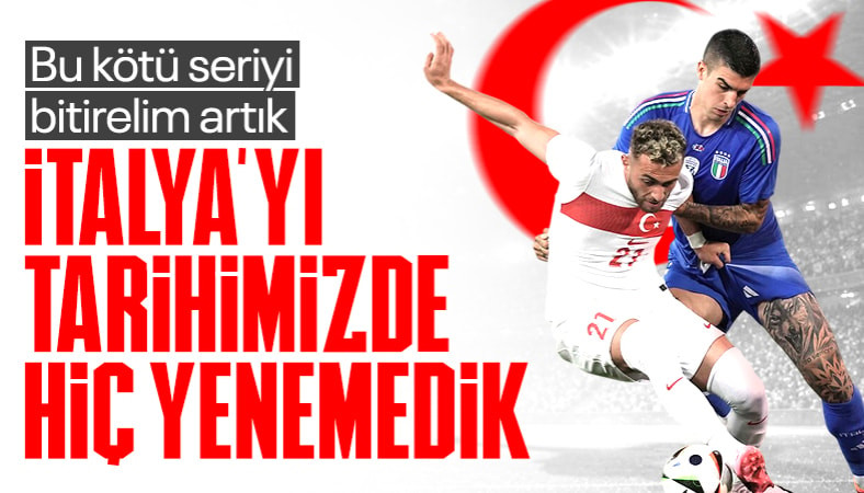 A Milli Futbol Takımı, İtalya karşısında ilk galibiyet için sahada