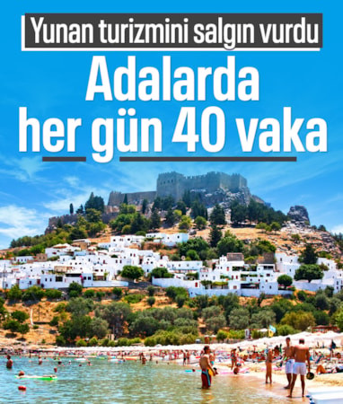 Yunanistan'ın Rodos Adası'nda gastroenterit salgını: Ağustosta günde 40 vaka görüldü