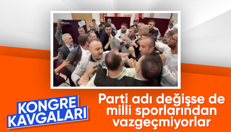 Trabzon'da Yeni Parti'nin İlçe Başkanlığı seçimininde kavga çıktı