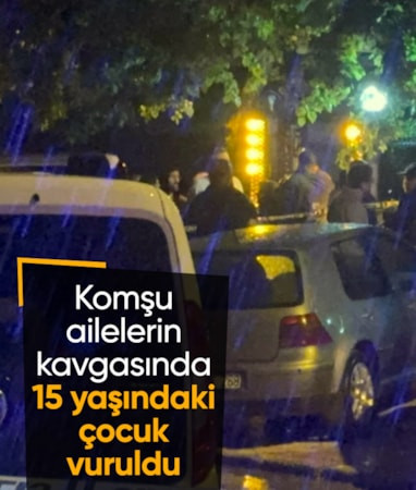 Konya'da komşular arasındaki kavgada 15 yaşındaki çocuk tabancayla vuruldu