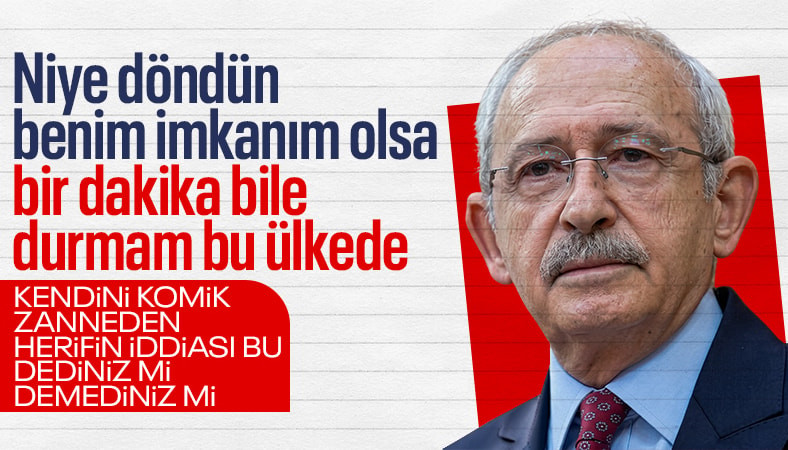 Kemal Kılıçdaroğlu'ndan Deniz Göktaş'a: Niye döndün, imkanım olsa bir dakika durmam