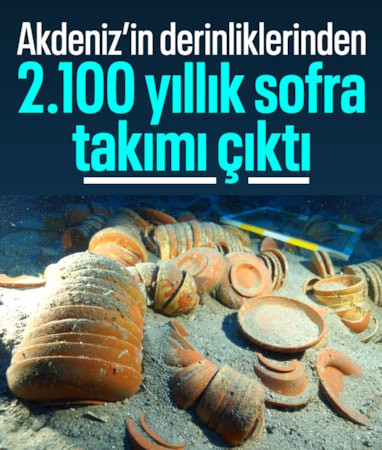 Akdeniz’deki batıktan antik dünyanın en lüks sofra takımı çıktı