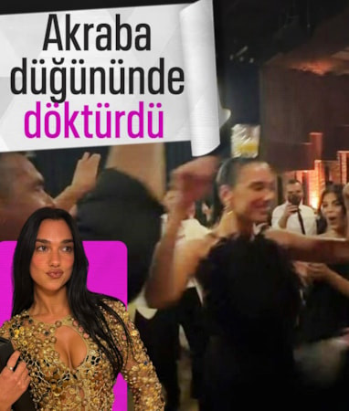 Dua Lipa katıldığı düğünde Arnavut dansı yaptı