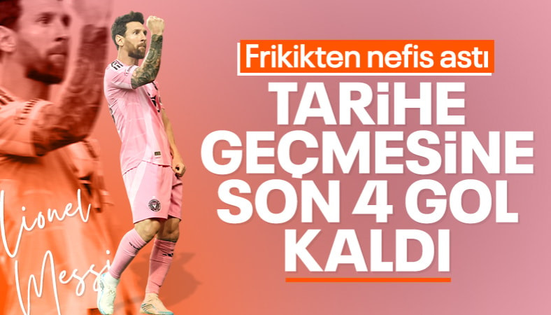 Lionel Messi, gözünü yeni bir rekora dikti