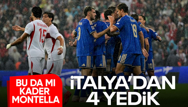 A Milli Futbol Takımımız, İtalya'ya yenildi