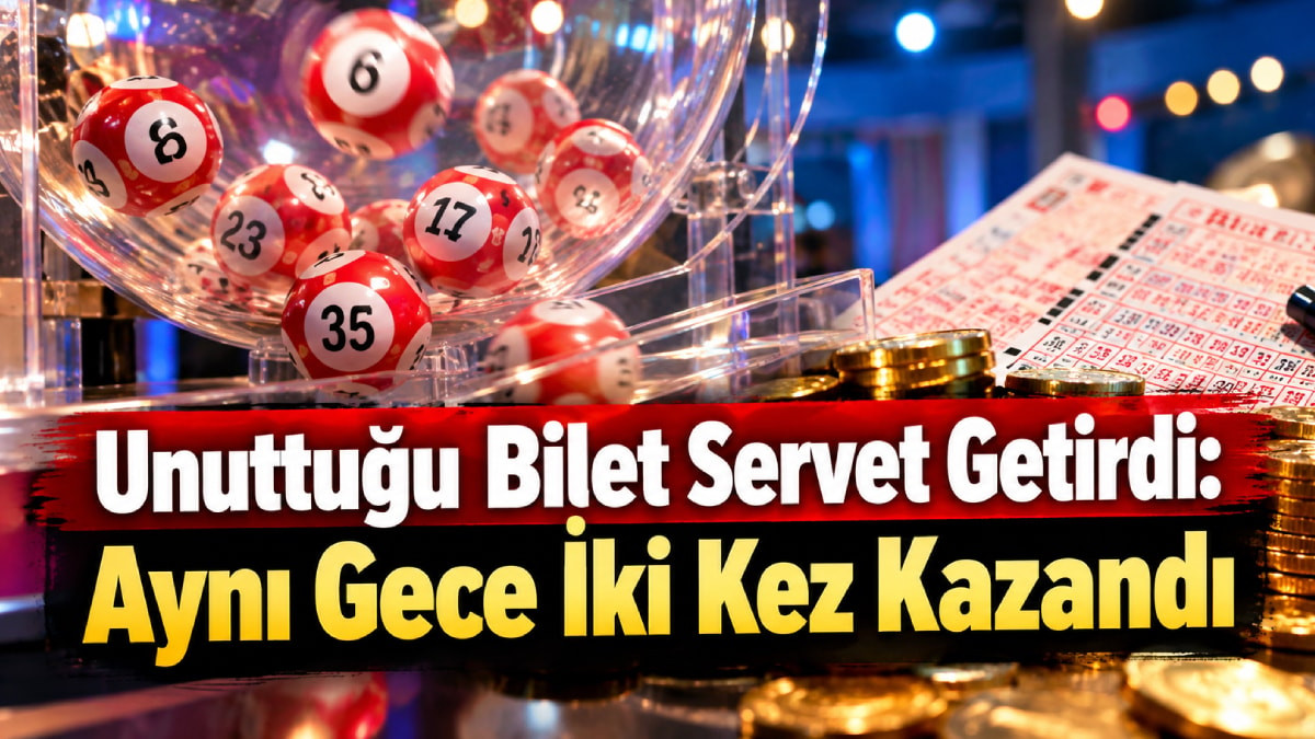 Evde unuttuğu bilet iki kat kazandırdı: Piyangoda küçük bir dikkatsizlik milyoner etti