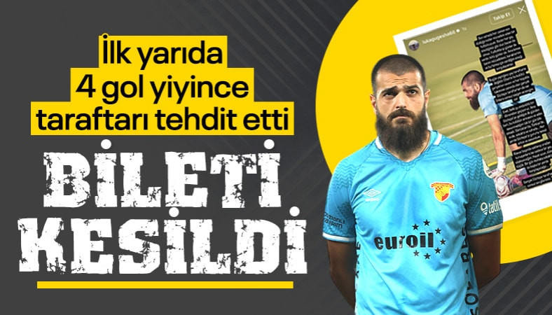 Göztepe'de taraftarı tehdit eden Luka Gugeshashvili’ye af çıkmadı!