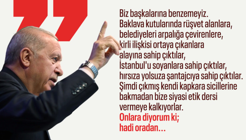 Cumhurbaşkanı Erdoğan'dan Yeni Parti'ye baklava kutuları üzerinden siyasi etik yanıtı: Hadi oradan