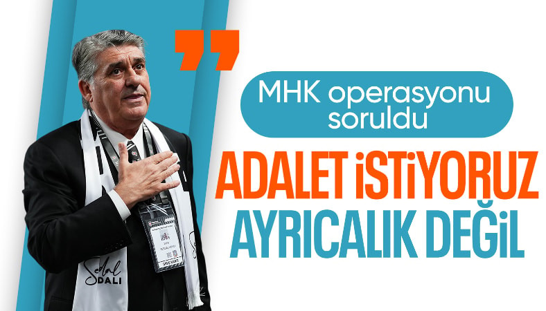 Serdal Adalı'dan MHK açıklaması: Ayrıcalık değil adalet istiyoruz