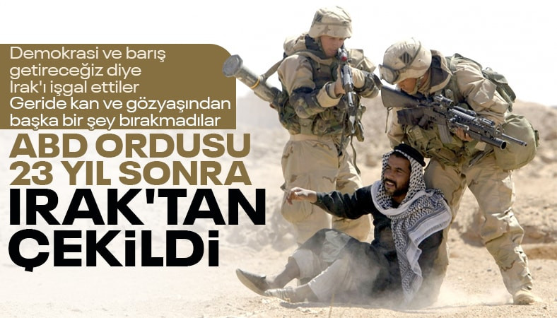 ABD ordusu Irak'tan çekilme sürecini tamamladı
