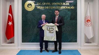 Aziz Yıldırım, Murat Kurum'u ziyaret etti