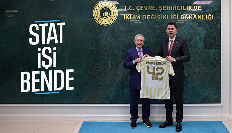 Aziz Yıldırım, Murat Kurum'u ziyaret etti