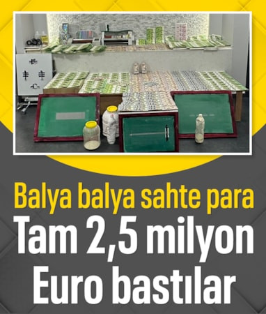 İstanbul'da sahte para operasyonu: Deste deste 963 bin euro ele geçirildi