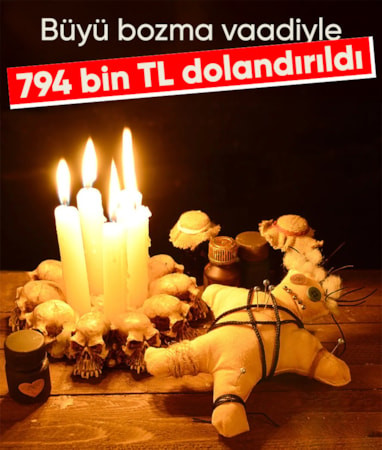 Bartın'da bir kişi üzerindeki büyüyü bozmak isterken 794 bin TL dolandırıldı