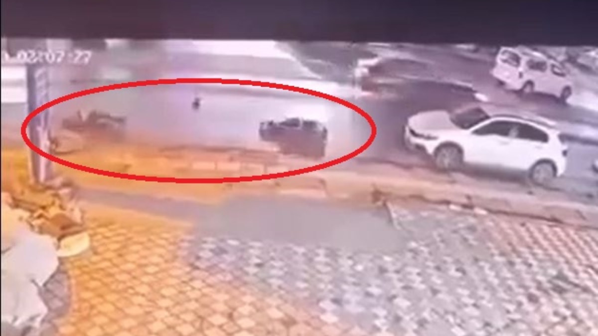 Ankara'da 1 kişinin hayatını kaybettiği kazanın görüntüleri