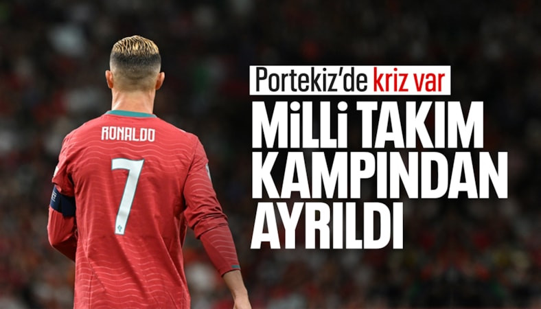 Cristiano Ronaldo, Portekiz Milli Takımı kampından ayrıldı