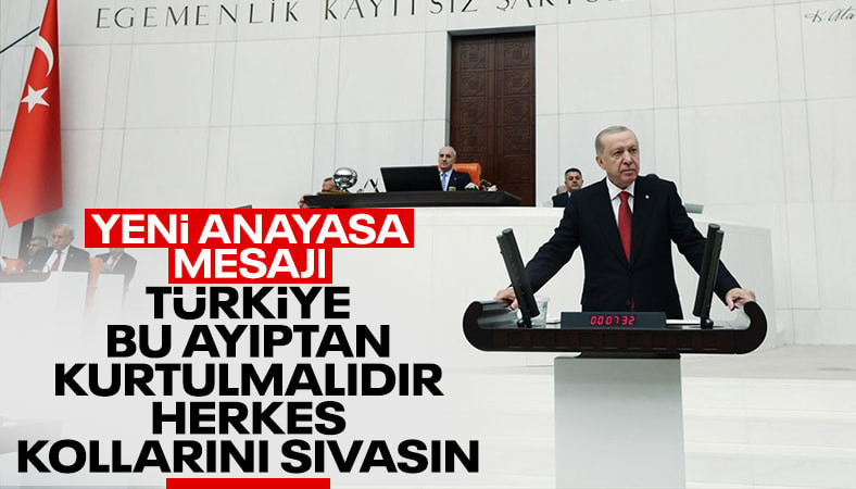 Cumhurbaşkanı Erdoğan: Sivil bir anayasa ihtiyacı henüz karşılanamadı