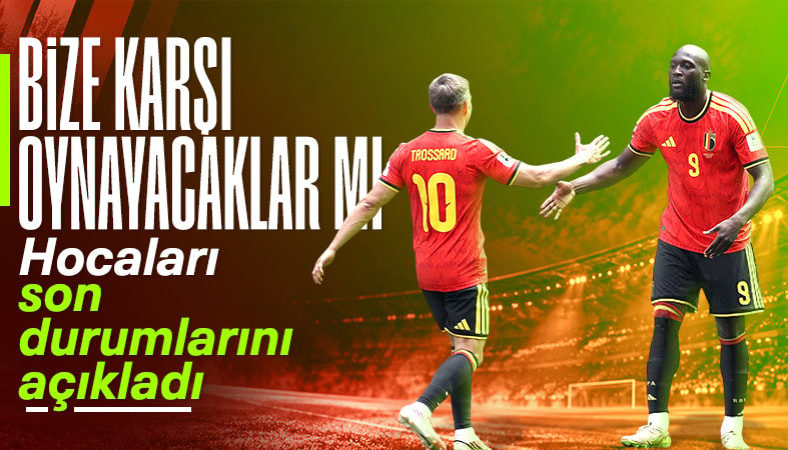 Belçika Teknik Direktörü Van Bommel'den Lukaku ve Trossard sözleri