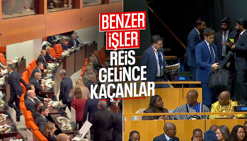 Özgür Özel'in salonu terk etmesi, akıllara İsrail heyetini getirdi