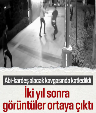 Kocaeli'de abi ve kardeşin öldürüldüğü olayın yeni görüntüleri