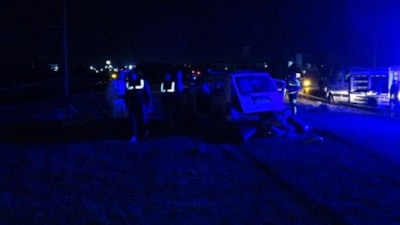 Malatya'da otobüsle çarpışan araçtaki karı-koca öldü
