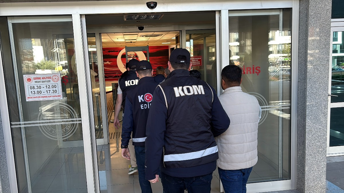 Edirne'de tefecilik operasyonunda 2 şüpheli tutuklandı