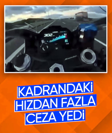 İstanbul'da motosikletle 302 kilometre hıza ulaşan şüpheliye 331 bin lira ceza