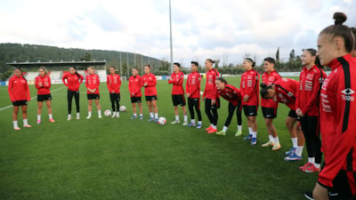 A Milli Kadın Futbol Takımı, Slovenya ile oynayacağı maçların hazırlıklarına devam etti