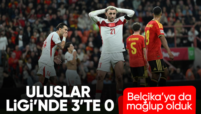A Milli Futbol Takımımız, Belçika'ya kaybetti