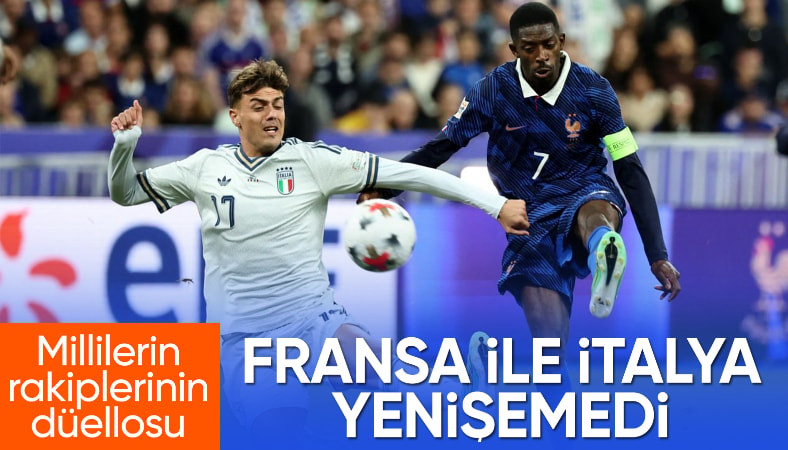 Fransa - İtalya maçında kazanan yok
