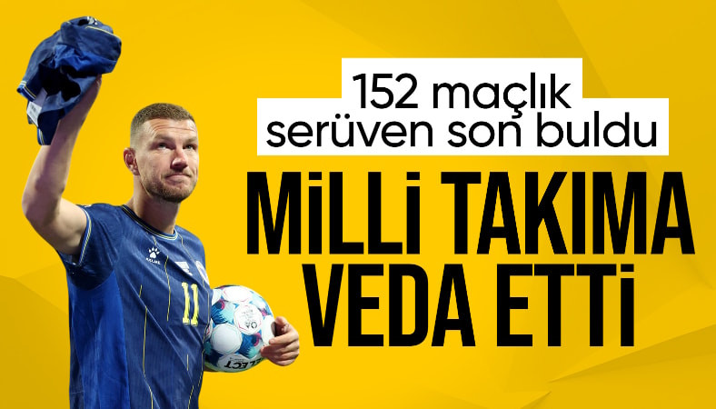 Edin Dzeko'dan Bosna Hersek Milli Takımı'na veda