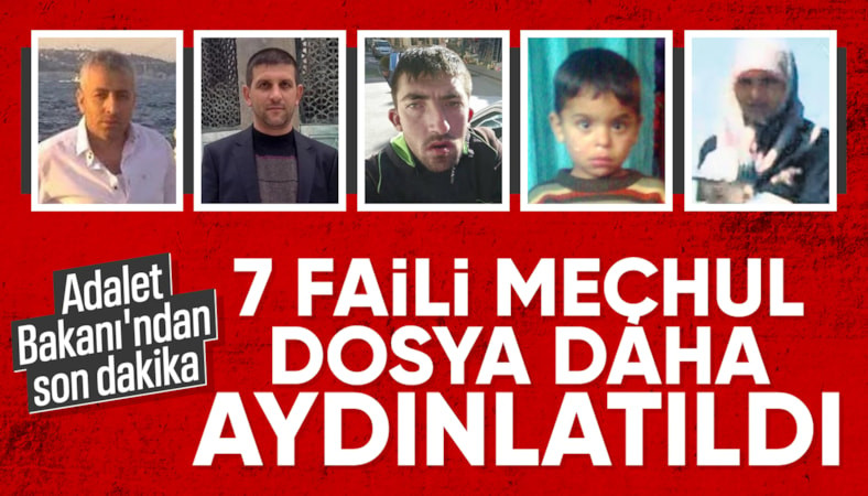 Akın Gürlek duyurdu: 7 faili meçhul daha aydınlatıldı