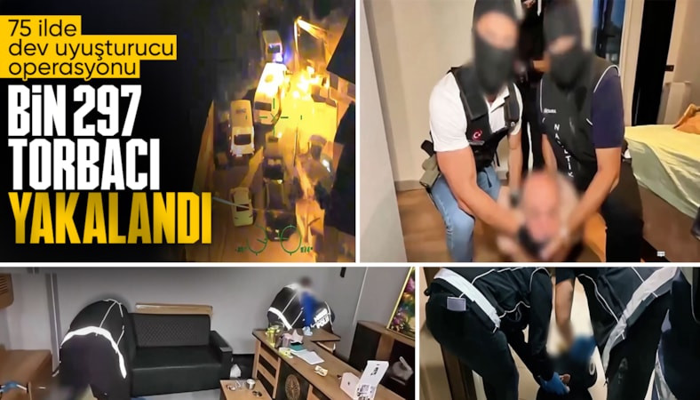 75 ilde narkotik operasyonu: 714 şüpheli tutuklandı