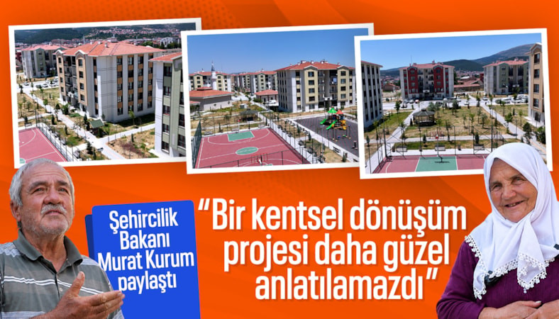 Kütahya’dan kentsel dönüşüm görüntüleri paylaştı