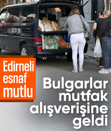 Edirne'de Bulgar turist hareketliliği
