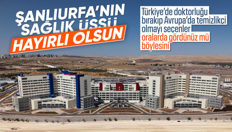 Cumhurbaşkanı Erdoğan: Şanlıurfa Şehir Hastanesi, şehrimizin şanına yakışır bir eser oldu