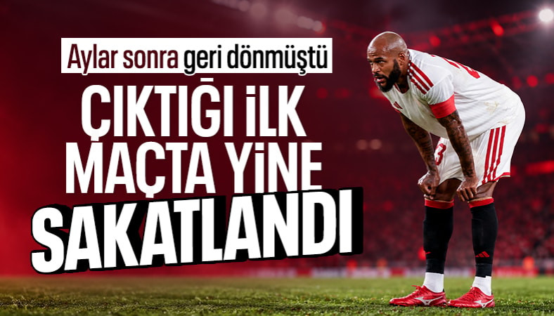 286 gün sonra dönmüştü! Marcao yine sakatlandı