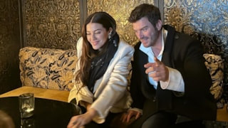 Başak Dizer oğlu Kurt Efe ile pazar keyfini paylaştı