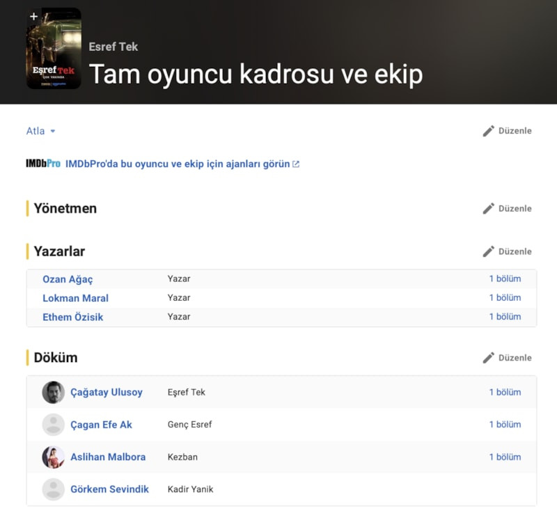 Eşref Rüya'nın Gençliği İçin Seçilen Yeni Yüz: Çağan Efe Ak, Dizi Projesinde İlk Adımını Attı